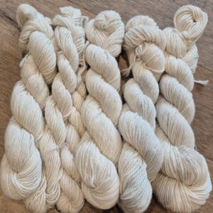 Fil à tricoter - blanc naturel