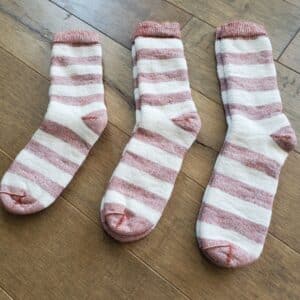 Chaussettes 1470 thermal lite rouge