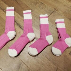 Chaussettes 1130 enfant tradition rose