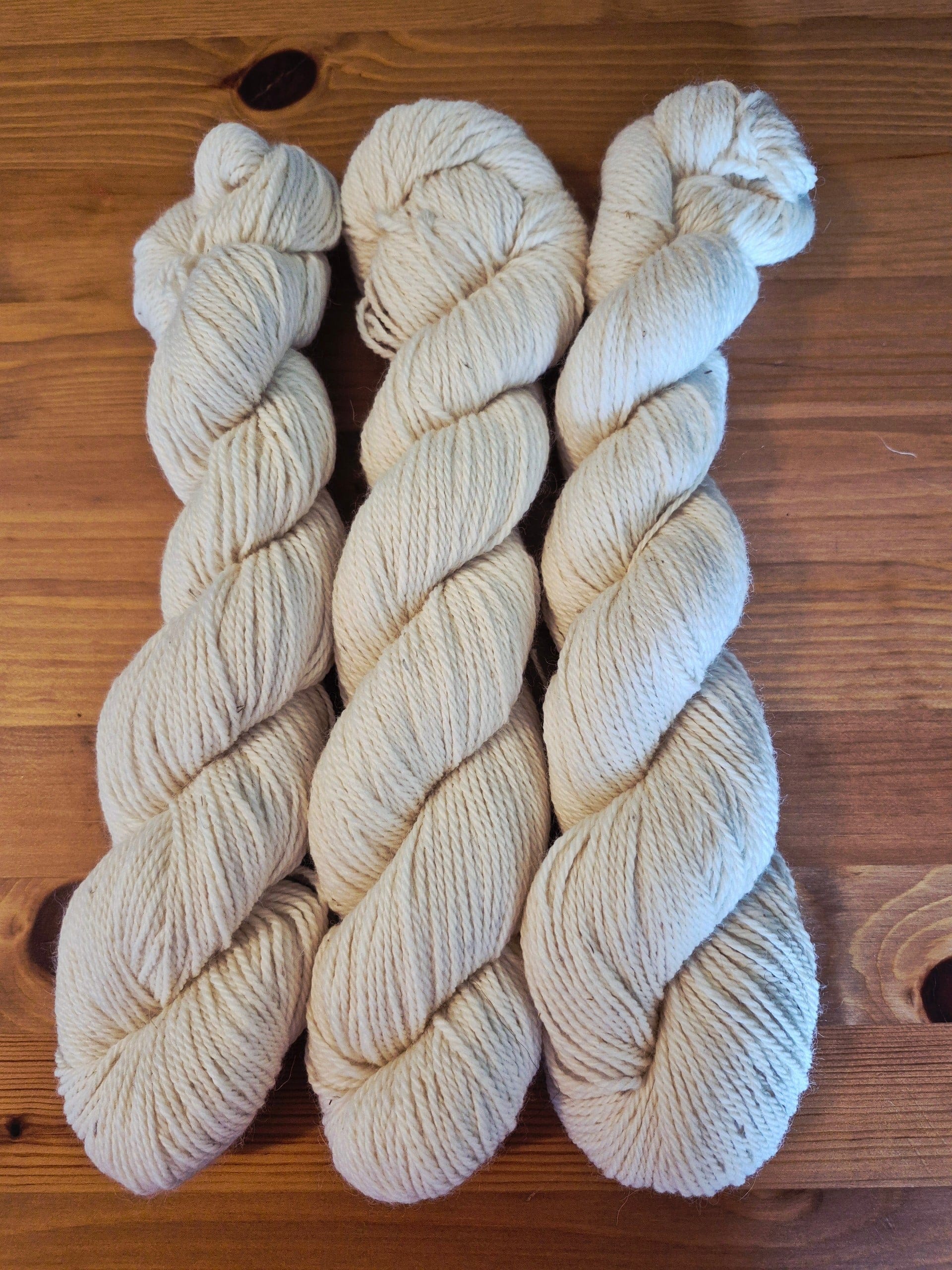 Fil à tricoter - blanc naturel
